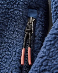 Offgrid 2.0 1/2 Zip Recycled Sherpa Fleece - Rich Navy