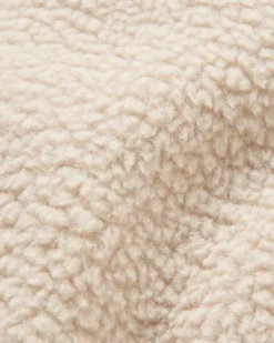Offgrid 2.0 1/2 Zip Recycled Sherpa Fleece - Oatmeal/Navy
