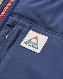 Offgrid 2.0 1/2 Zip Recycled Sherpa Fleece - Oatmeal/Navy