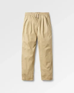 Pantalon à taille élastiquée Compass - Biscuit