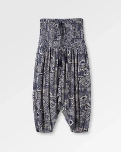 Pantalon Ample Daylily - Patchwork Vintage Marine