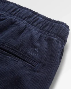 Pantalon Aventurier en Velours Côtelé - Bleu Marine Profond