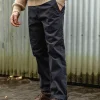 Pantalon en coton bio 365 - Noir délavé