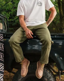 Pantalon en coton bio Vantage - Kaki