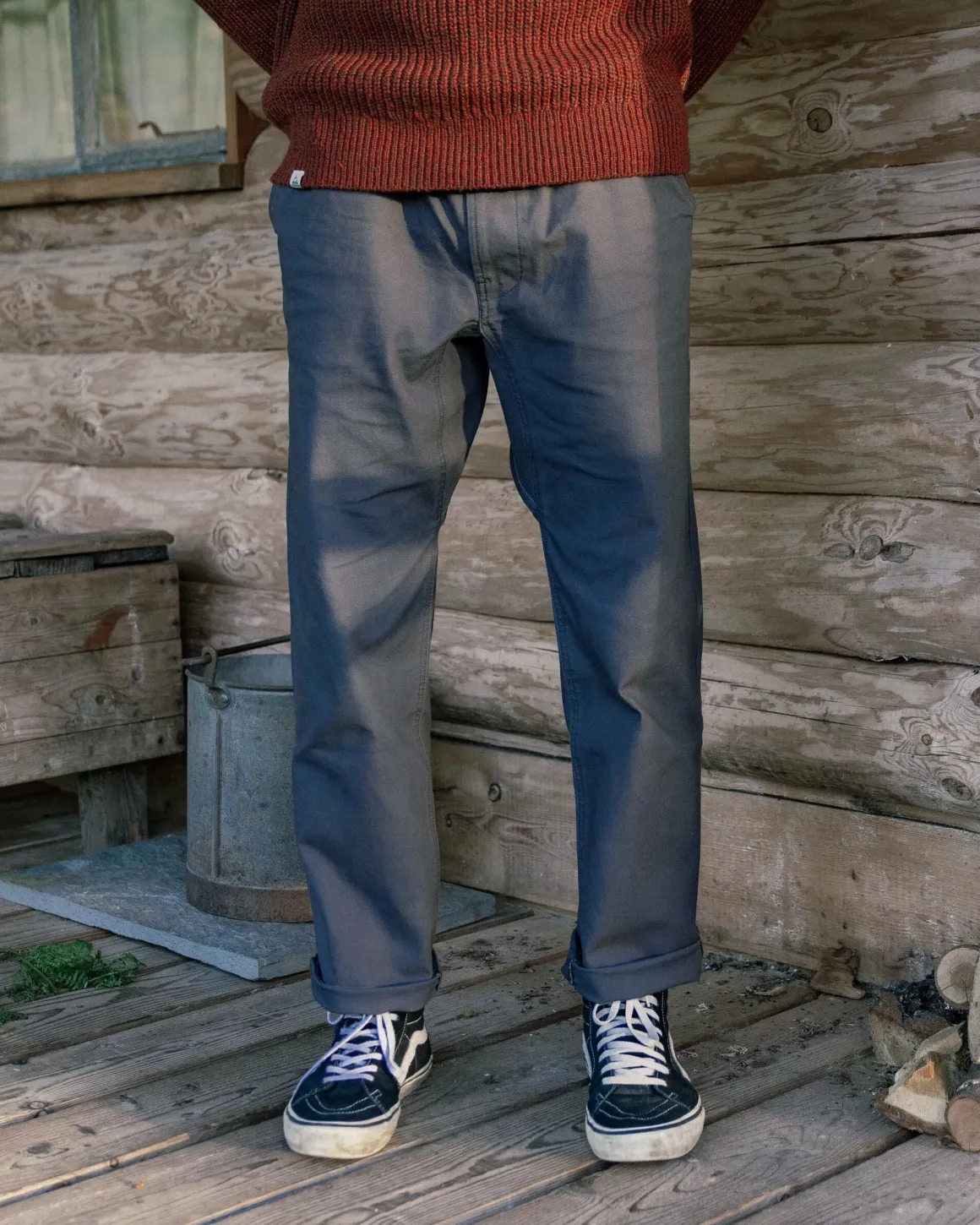 Pantalon en toile bio Aventurier - Charcoal