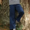 Pantalon en velours côtelé bio Someday - Denim foncé