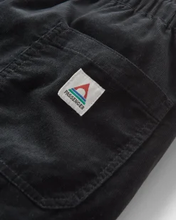 Pantalon en velours côtelé recyclé Compass - Noir