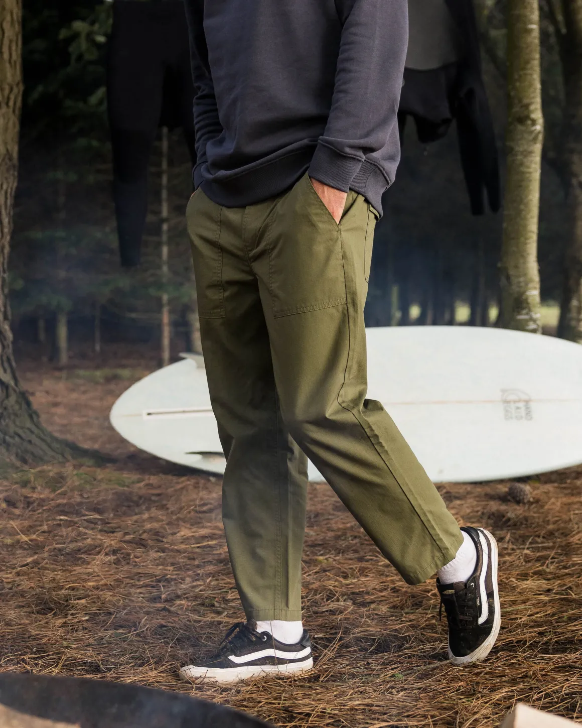Pantalon intemporel - Kaki