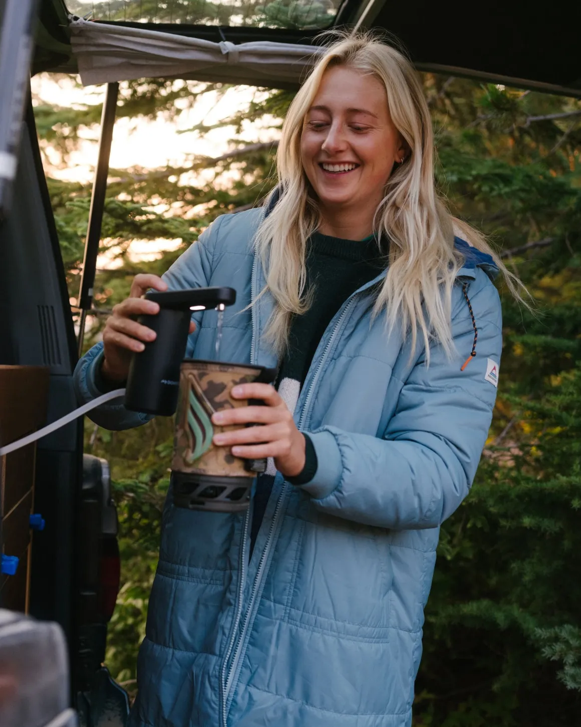 Parka doublée en sherpa recyclé Flora 2.0 - Arctic