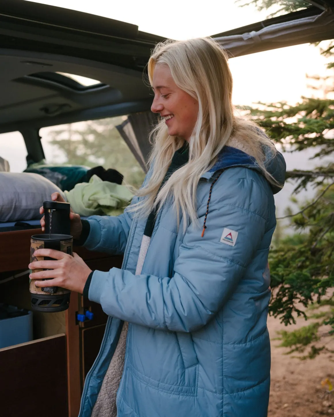 Parka doublée en sherpa recyclé Flora 2.0 - Arctic