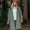 Parka Isolant Recyclé Flora 2.0 Longue - Olive Poussiéreux