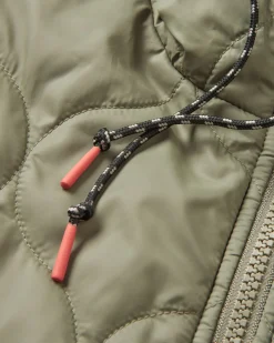 Parka Isolant Recyclé Flora 2.0 Longue - Olive Poussiéreux