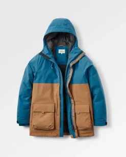 Parka Isolante Recyclée Baltic - Toffee/Bleu Acier