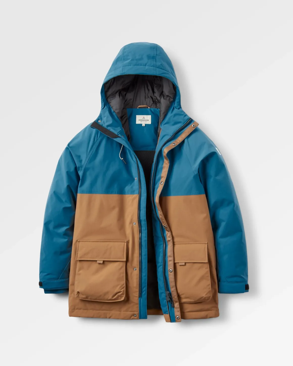 Parka Isolante Recyclée Baltic - Toffee/Bleu Acier