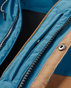 Parka Isolante Recyclée Baltic - Toffee/Bleu Acier