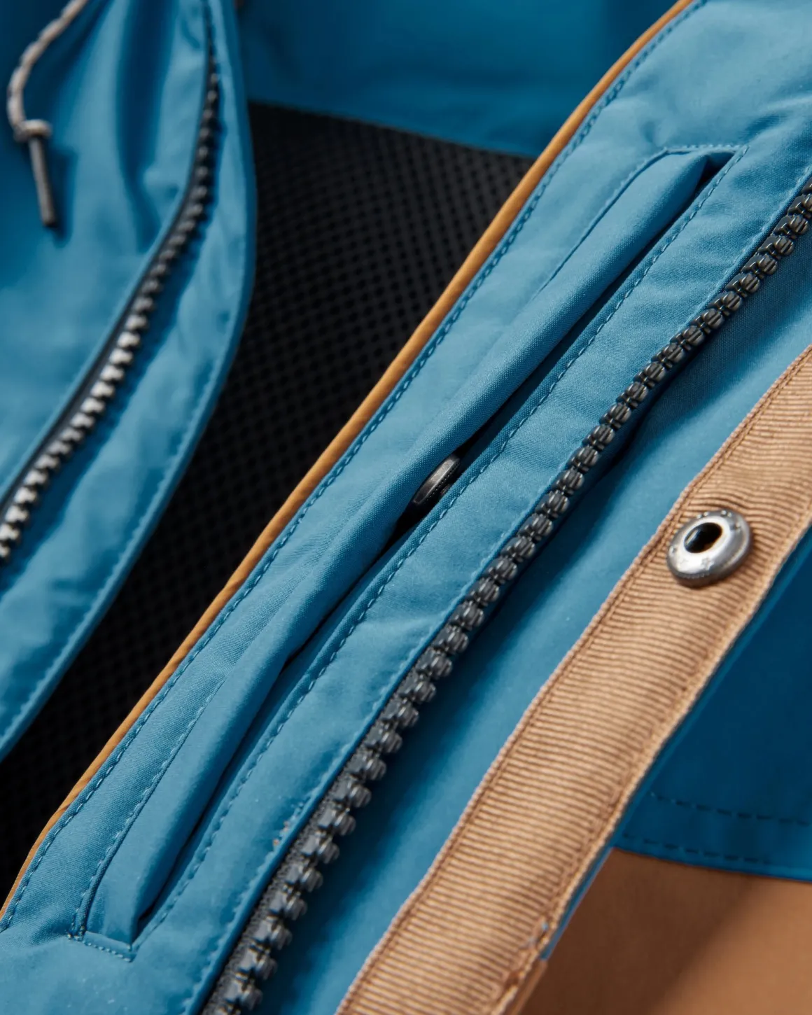 Parka Isolante Recyclée Baltic - Toffee/Bleu Acier
