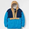 Polaire Sherpa recyclée Maren 1/2 Zip - Bluejay