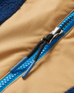 Polaire Sherpa recyclée Maren 1/2 Zip - Bluejay