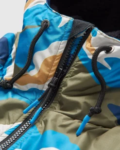 Poncho de surf doublé en sherpa recyclé - Mount Scenic Khaki