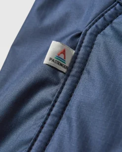 Poncho de Surf Doublé en Sherpa Recyclé Waves - Denim Foncé / Marine Profond