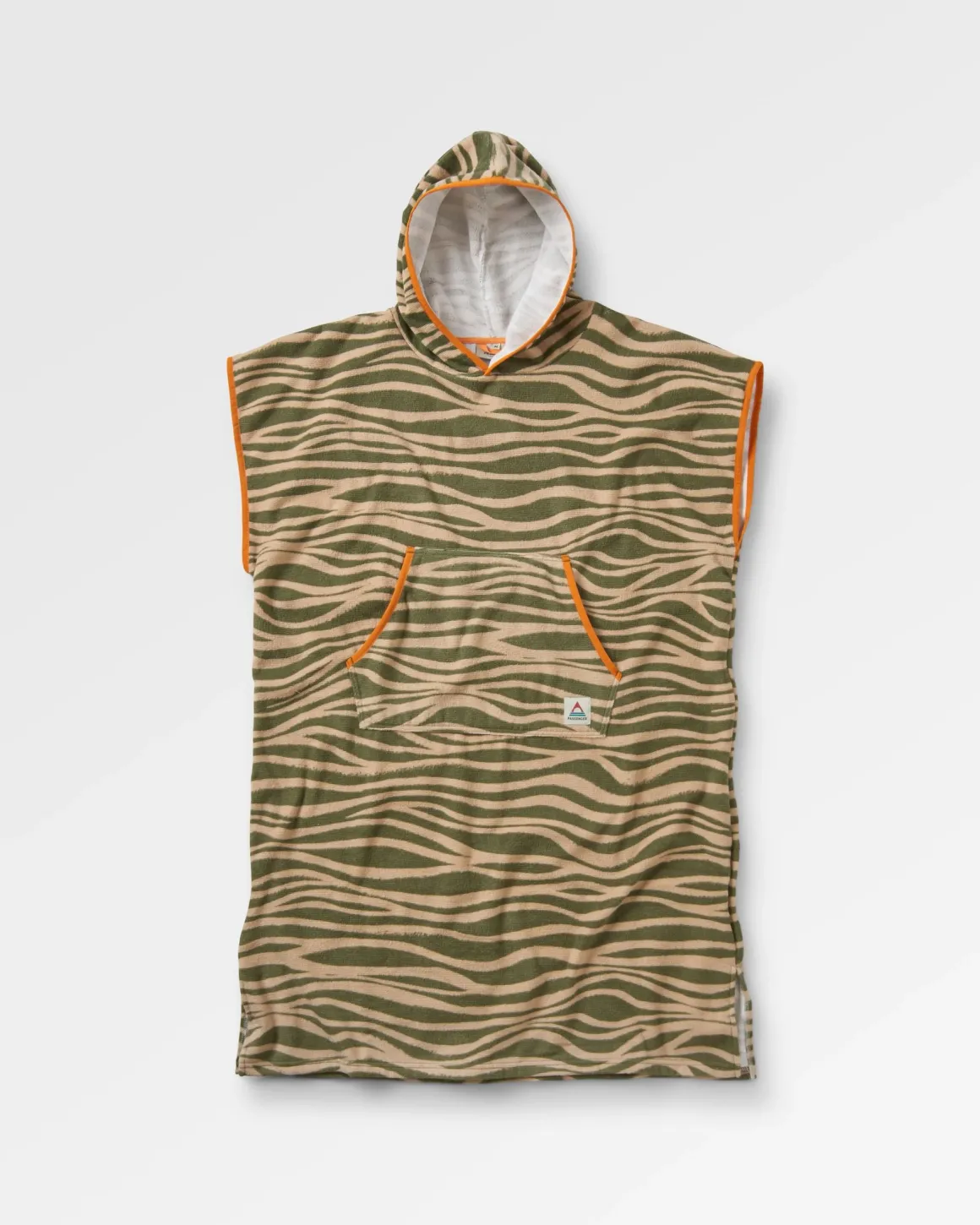 Poncho de surf en serviette recyclée Tulum - Strata Khaki