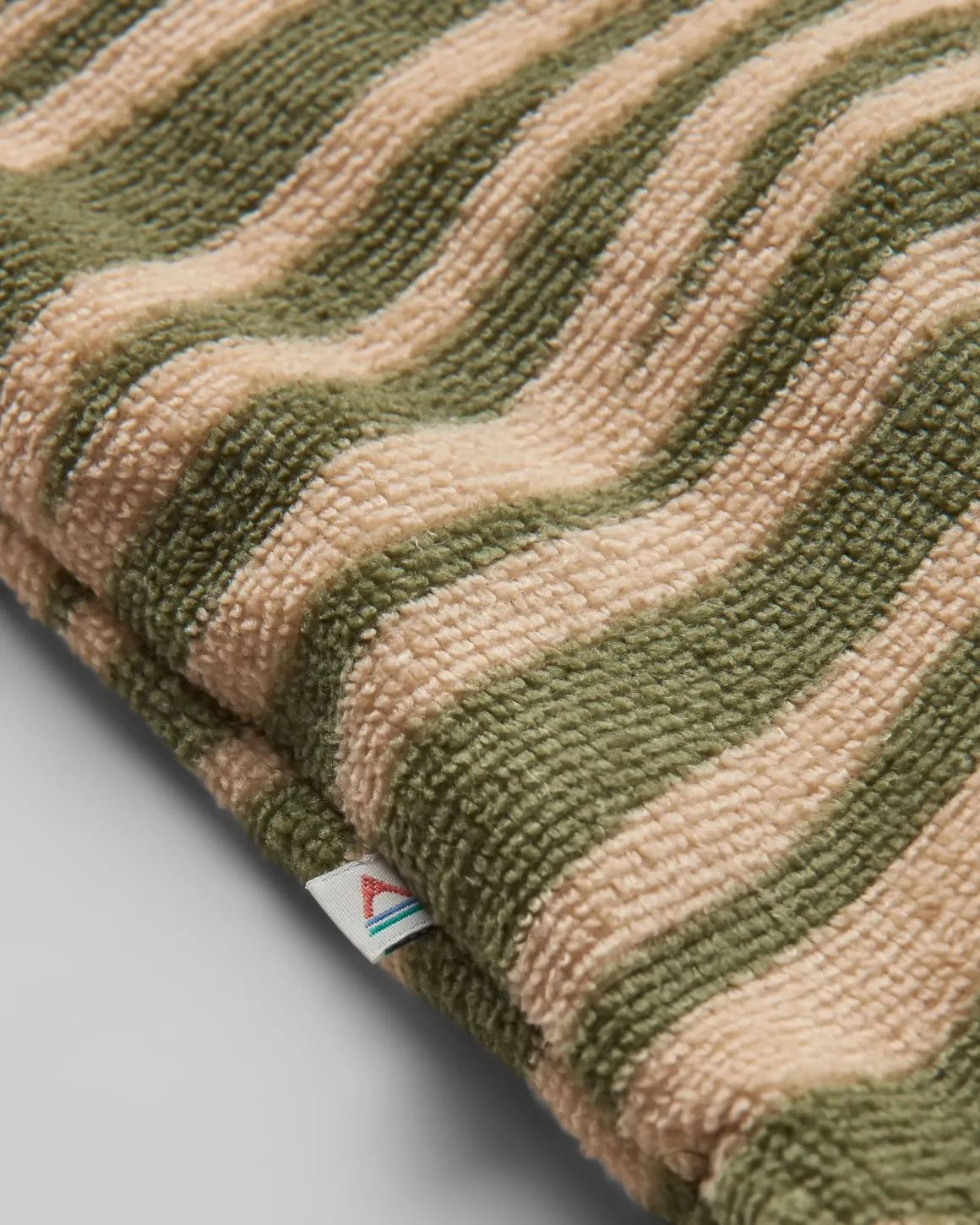 Poncho de surf en serviette recyclée Tulum - Strata Khaki