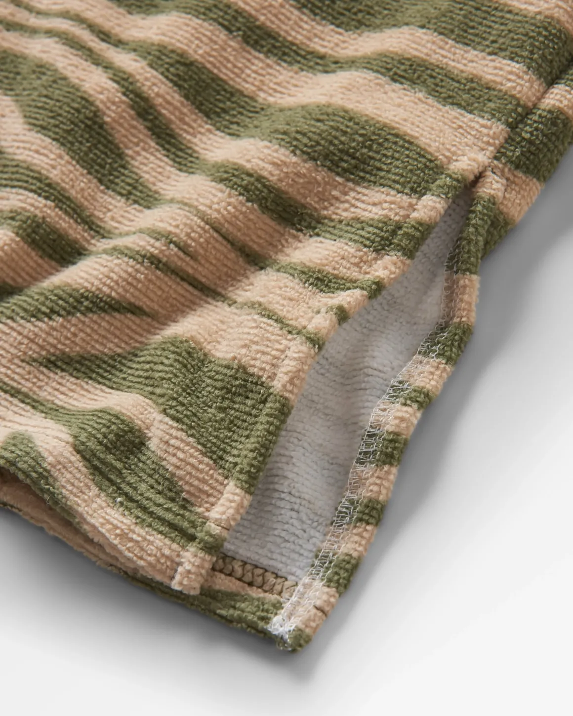 Poncho de surf en serviette recyclée Tulum - Strata Khaki