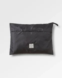 Poncho de surf Escapism doublé d'une serviette recyclée - Noir
