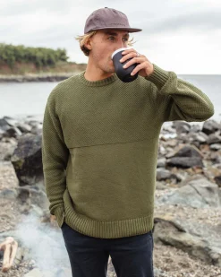 Pull en maille Swell - Kaki