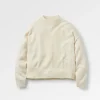 Pull Hideout Oversized en maille recyclée - Blanc cassé