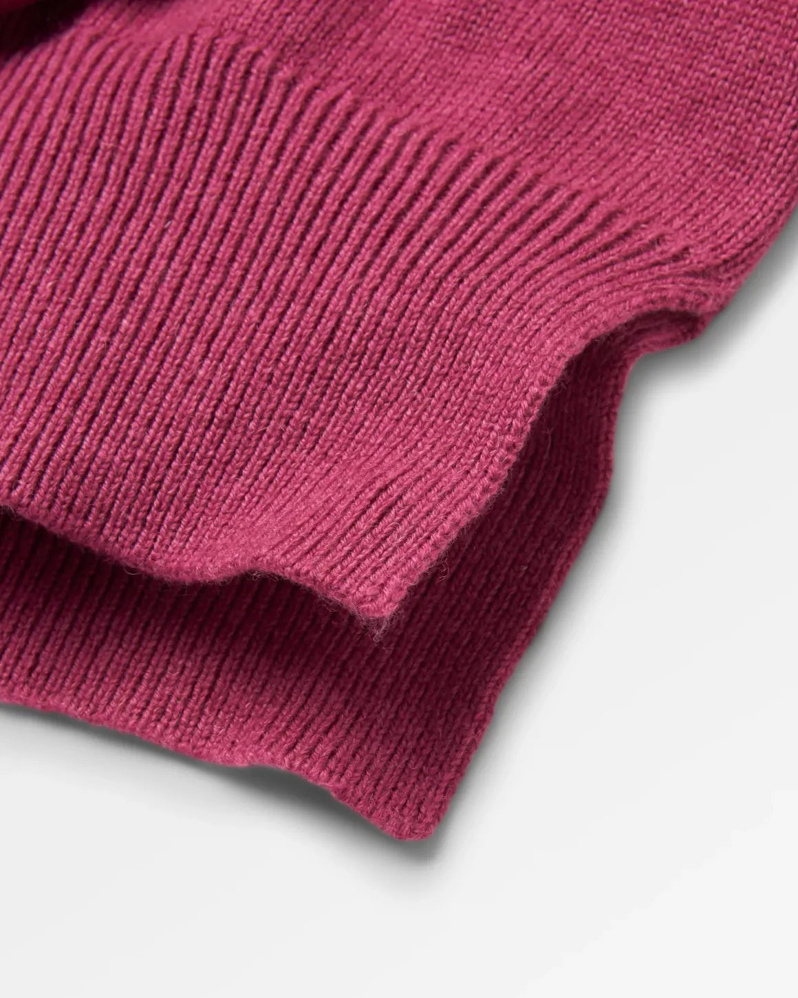 Pull Hideout Oversized en maille recyclée - Rhubarbe