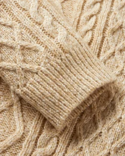 Pull Juniper en maille recyclée - Biscuit