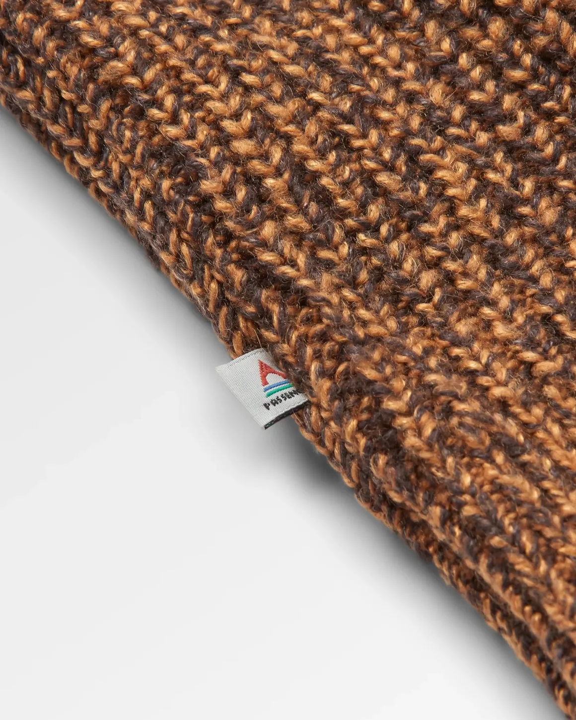 Pull recyclé en maille - Ocre poussiéreux