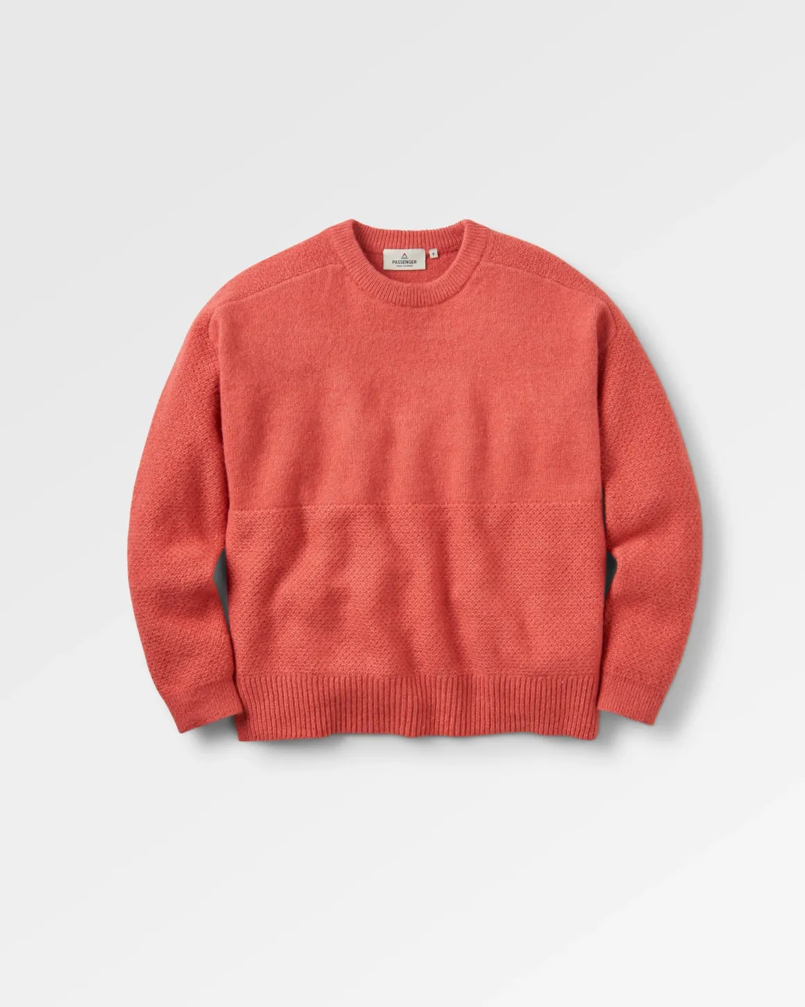 Pull Recyclé Tricoté - Rouge Minéral
