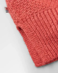 Pull Recyclé Tricoté - Rouge Minéral