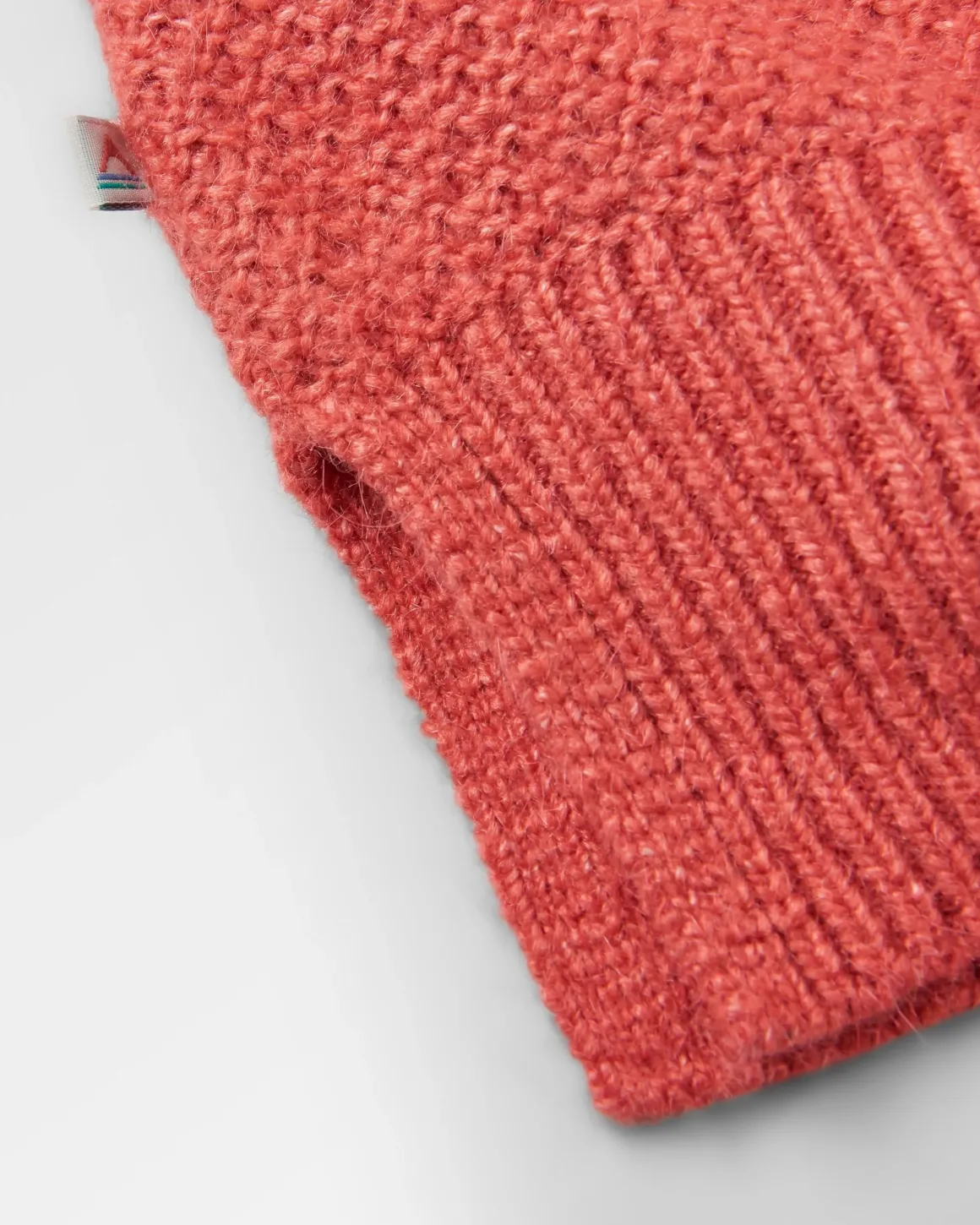 Pull Recyclé Tricoté - Rouge Minéral