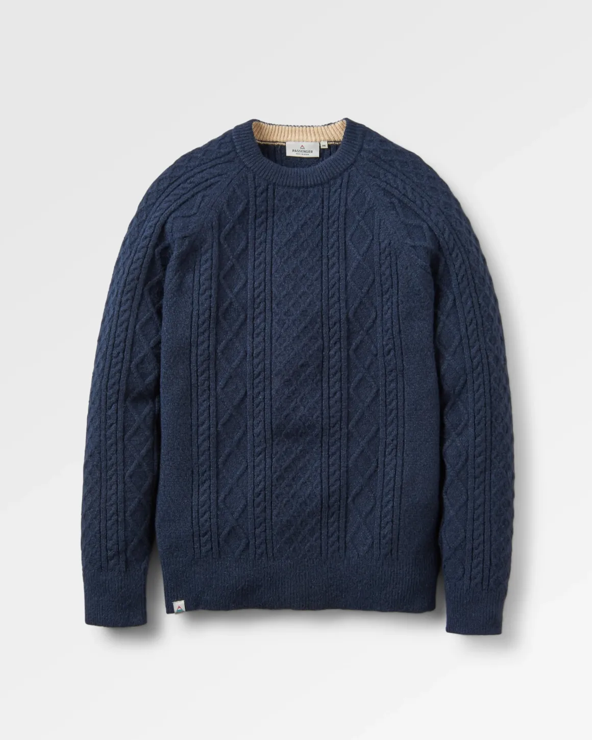 Pull Sandbar en maille torsadée - Bleu marine riche