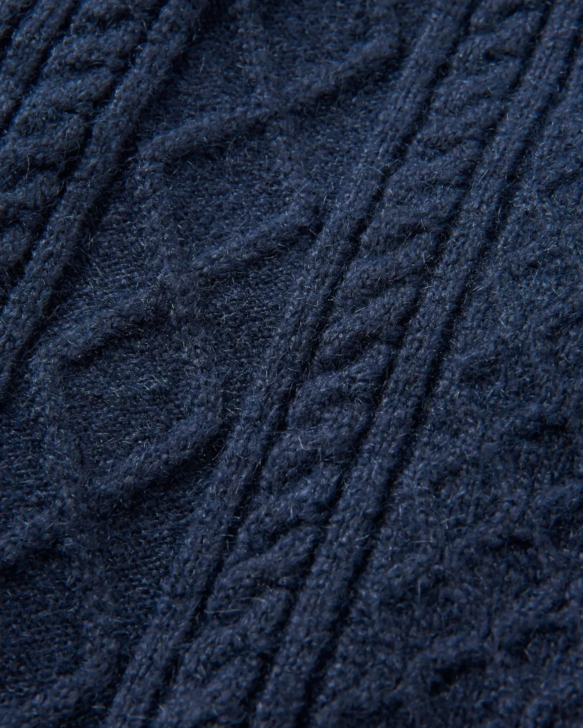 Pull Sandbar en maille torsadée - Bleu marine riche