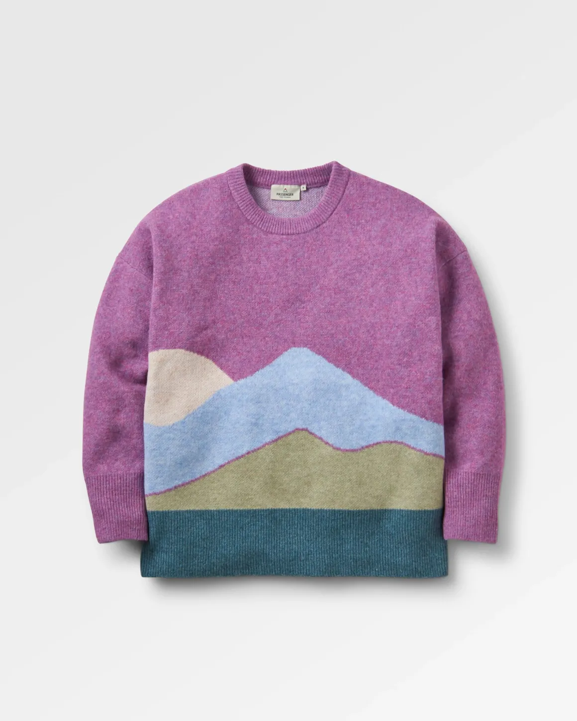 Pull Vista en maille recyclée - Rhubarbe