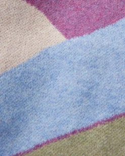 Pull Vista en maille recyclée - Rhubarbe