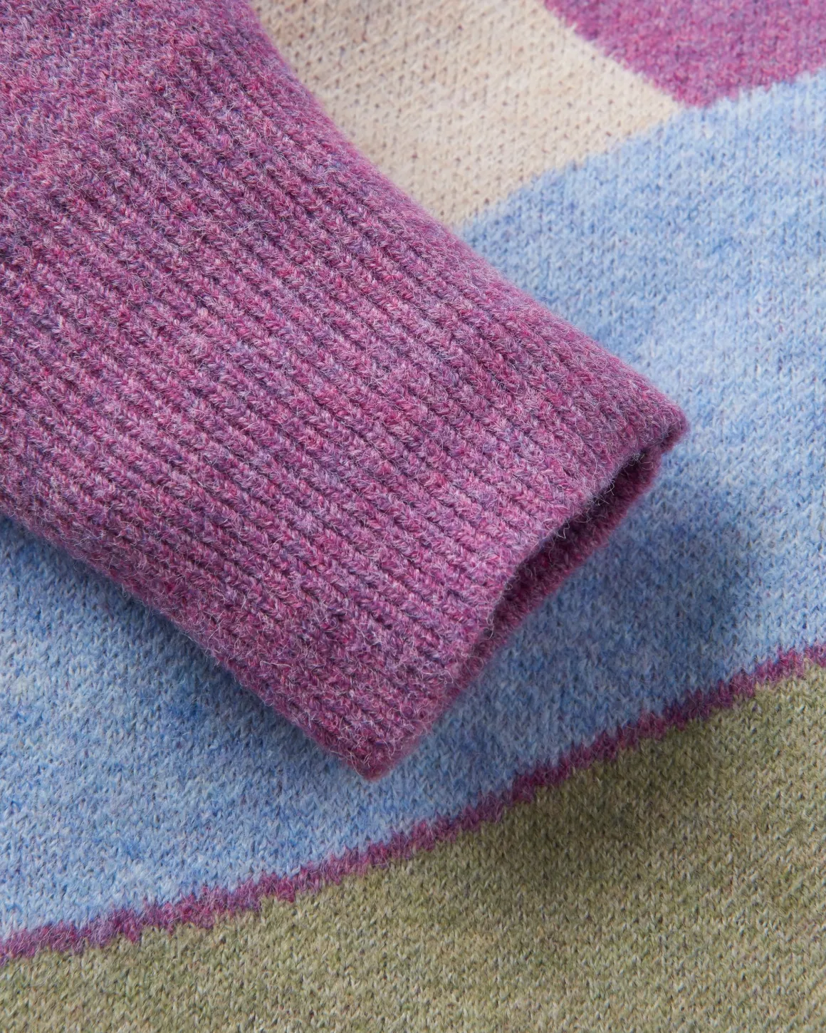Pull Vista en maille recyclée - Rhubarbe