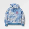Redécouvrez le Sweat à Capuche Imprimé - Tie Dye Cornflower