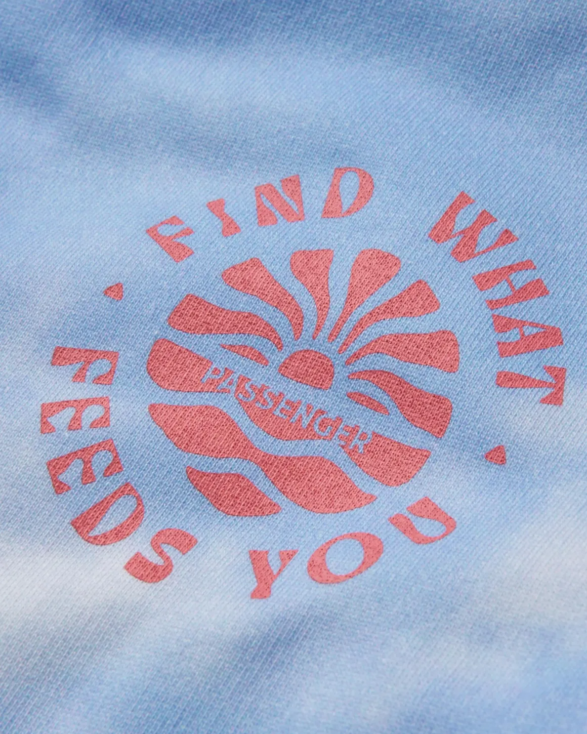 Redécouvrez le Sweat à Capuche Imprimé - Tie Dye Cornflower
