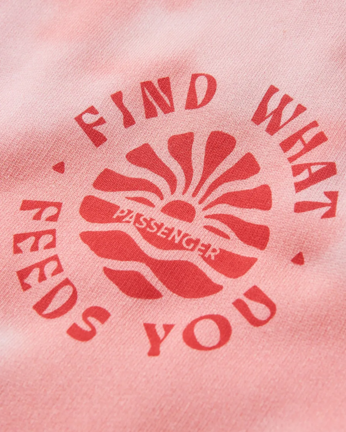 Redécouvrez le Sweatshirt en Coton Bio - Tie Dye Shell Pink