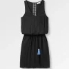 Robe en Coton Recyclé Rivergate - Noir