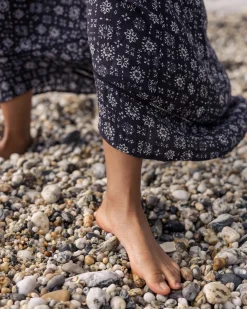 Robe Maxi Breeze - Simple Tile Faded Black