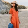 Robe Oversize Ambrose - Orange Brûlé