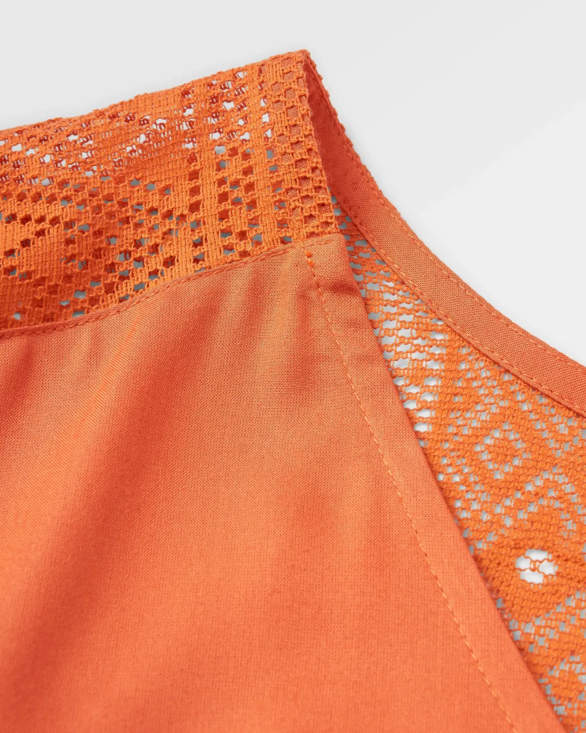 Robe Oversize Ambrose - Orange Brûlé