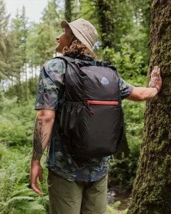 Sac à dos pliable recyclé Trail Light - Noir