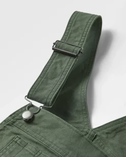 Salopette en coton bio Vantage - Kaki